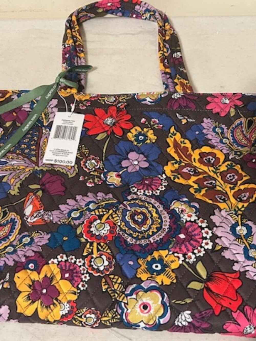 NWT Vera Bradley Quilted large Tote Bag - SALE